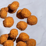 Aubergine- en provolagehaktballetjes