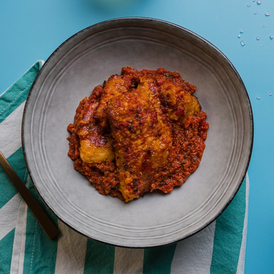 Merluzzo alla Livornese - Kabeljauw op zijn Livornees (250g)