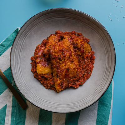 Merluzzo alla Livornese - Kabeljauw op zijn Livornees (250g)