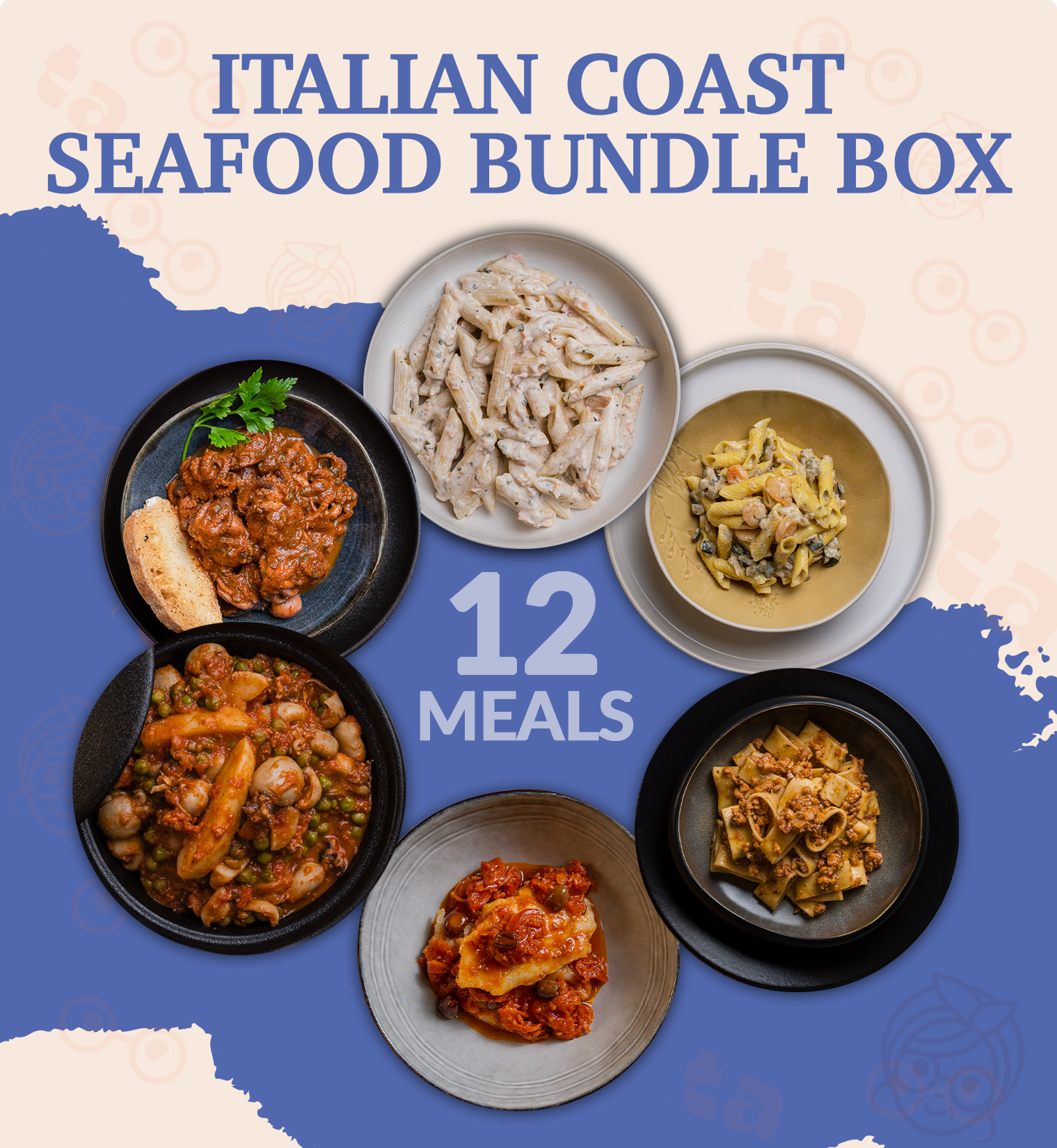 Italian Coast Seafood bundle box