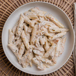 Creamy Penne Pasta with Smoked Salmon ready to eat
