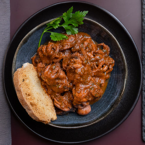 Polipetti in Guazzetto - Octopus in Tomatenstoofpot