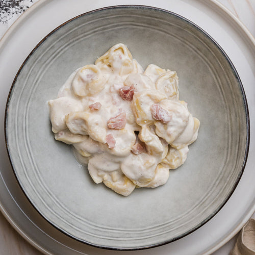 Tortellini Panna e Prosciutto - Tortellini in roomsaus met ham