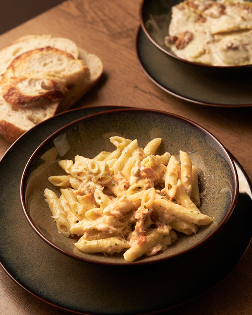 Penne al Salmone - Penne met zalm