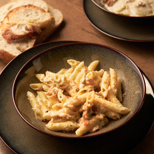 Penne al Salmone - Penne met zalm