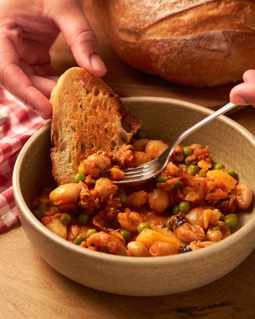 Seppie Con Piselli - Inktvis en erwten