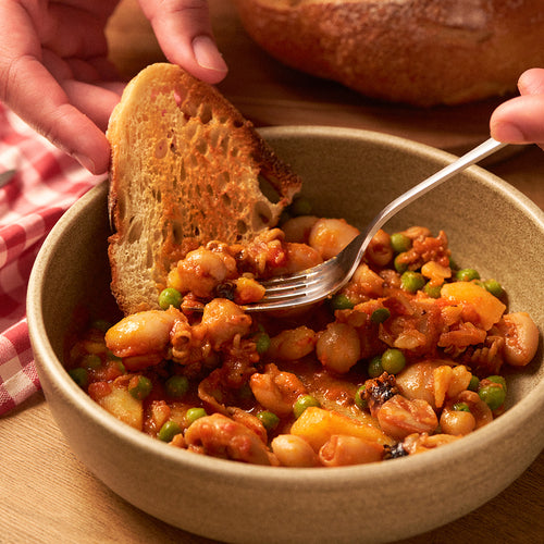 Seppie Con Piselli - Inktvis en erwten