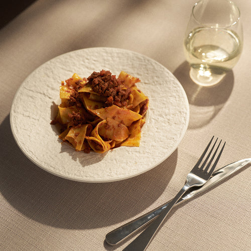 Pappardelle al Ragu' di Cinghiale - Pappardelle met Everzwijn Ragu'