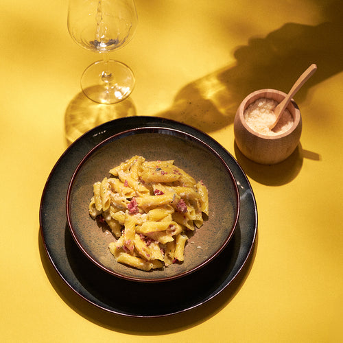 Garganelli Erborinato e Speck - Garganelli met blauwe kaas en speck