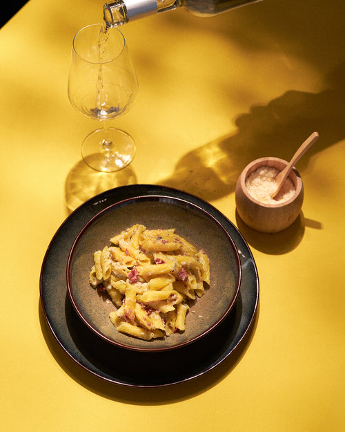 Garganelli Erborinato e Speck - Garganelli met blauwe kaas en speck